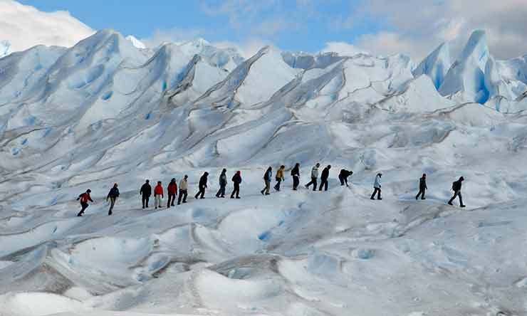 Glacier trekking